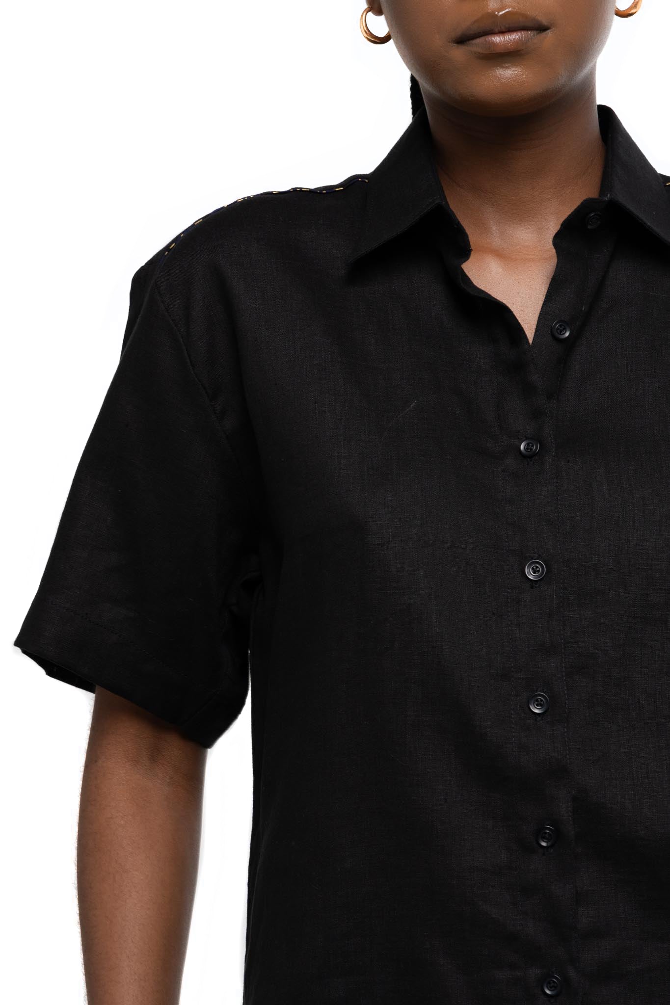 Organic Linen Set (Black)