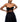 Les Fleurs Corset Dress (Black)