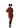 Silky Kimono/Wrap Dress (Burgundy)